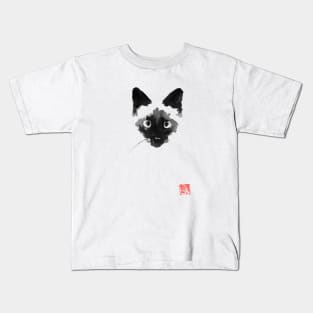 cat siamese Kids T-Shirt